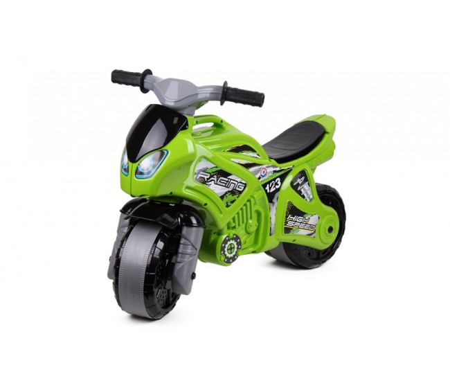 Motocicleta de curse Ride On, TechnoK, verde