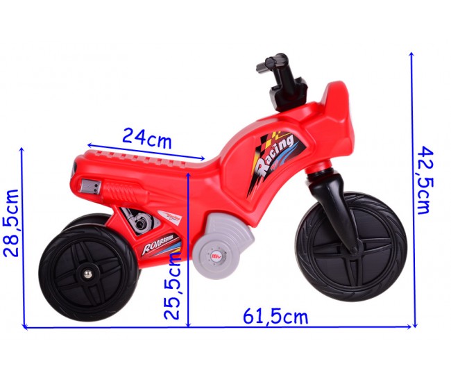 Motocicleta premergator Mochtoys, rosu