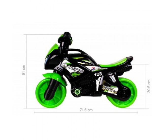 Motocicleta Ride On TechnoK, de curse cu sunete si lumini, Racing Hight Speed