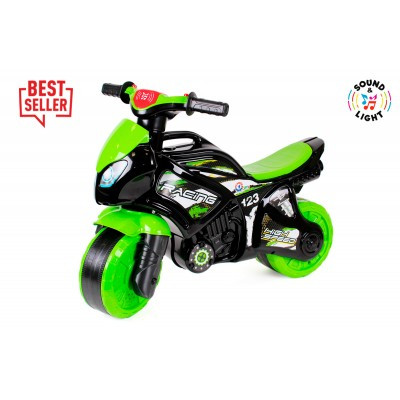 Motocicleta Ride On TechnoK, de curse cu sunete si lumini, Racing Hight Speed