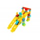 Set 90 de cuburi de constructie cu 2 masinute TechnoK