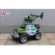 Set de 2 vehicule militare, TechnoK, masinuta de teren si elicopter