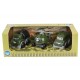 Set de 3 mini vehicule militare vesele, TechnoK, verde