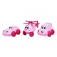 Set de 3 mini vehicule vesele, TechnoK, roz