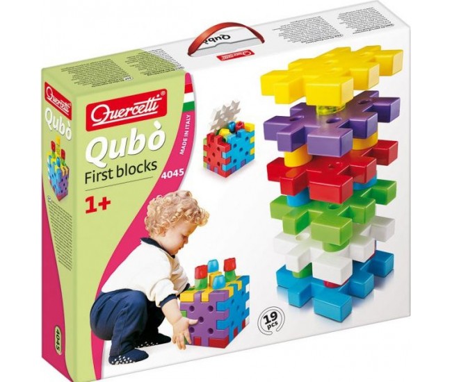 Set de joaca Quercetti Qubo Cuburi de construit