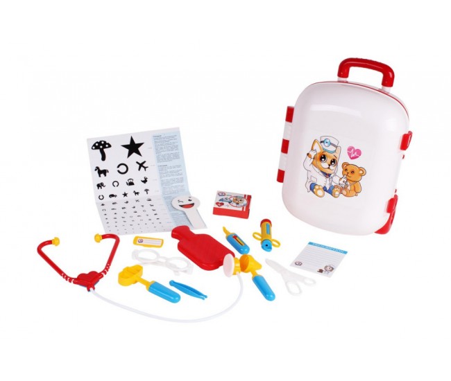 Set medical cu accesorii in troliu TechnoK