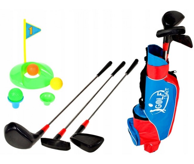 Set minigolf mare in geanta, pentru copii, MalPlay