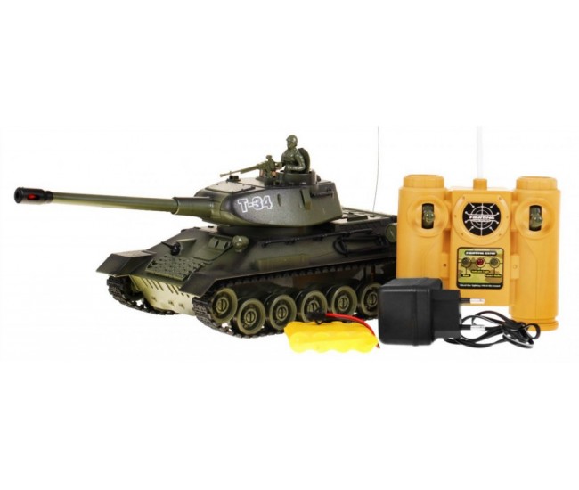 Tanc T-34, de atac cu telecomanda 1:28