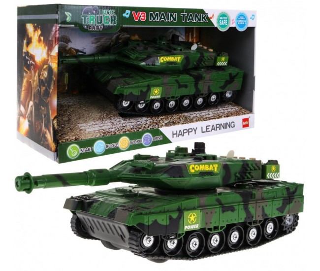 Tanc V-3 Combat cu efecte, verde