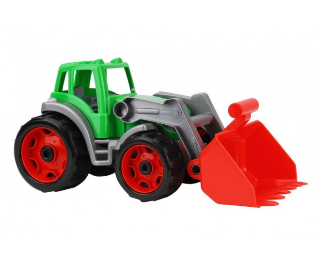 Tractor cu excavator frontal TechnoK, (1721), verde