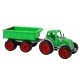 Tractor cu remorca, TechnoK, (3442), verde