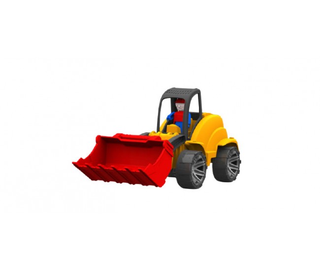 Tractoras cu buldozer frontal, diverse culori