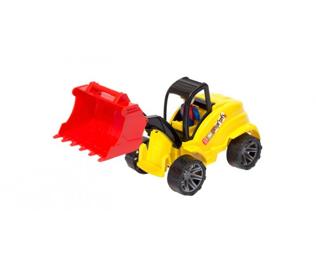 Tractoras cu buldozer frontal, diverse culori