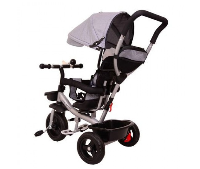 Tricicleta pentru copii Eco Trike, gri