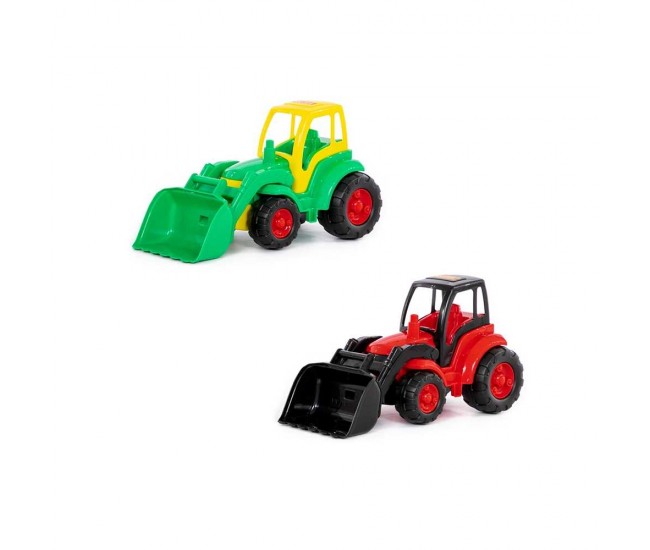 Tractor cu incarcator - Champion, 48x22x26 cm, Polesie