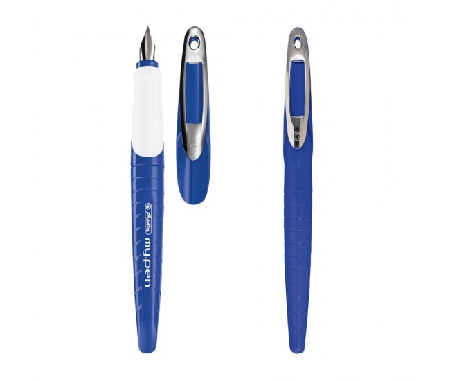 Stilou My Pen, penita M, albastru/alb - vrac