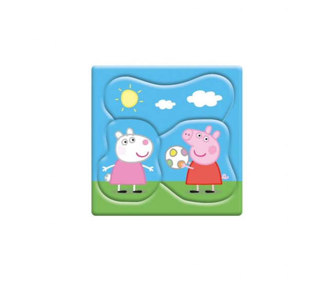 Puzzle 3 in 1, Peppa Pig - DINO TOYS