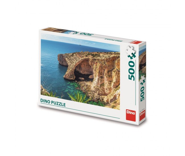 Puzzle Plaja din Malta, 500 piese - DINO TOYS