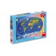 Puzzle Harta lumii, 300 piese - DINO TOYS