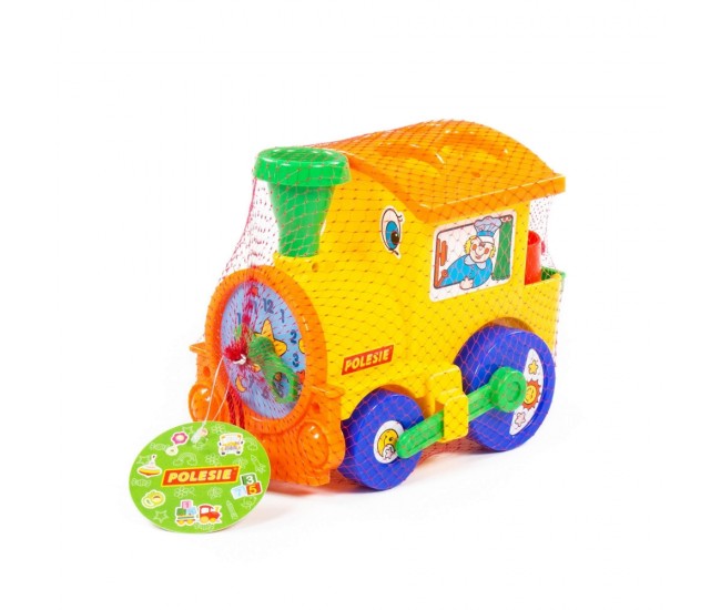 Locomotiva educativa+forme, 22x14x18 cm, Cavallino