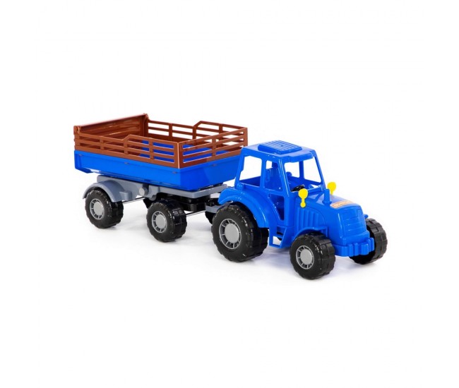 Tractor cu remorca, 43.8x13.4x13.5 cm, Polesie