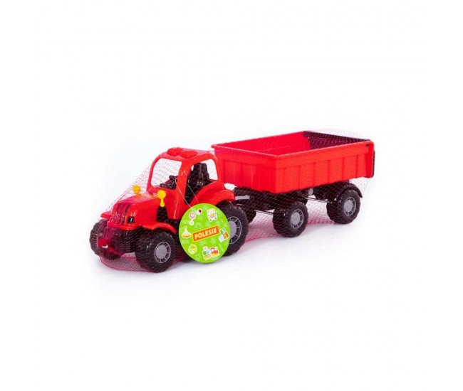 Tractor cu remorca - Hardy, 44x13x14 cm, Polesie