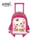 Ghiozdan trolley CUTE KITTY, 38x29x14 cm - S-COOL