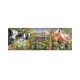 Puzzle panoramic Animale ferma, 150 piese - DINO TOYS