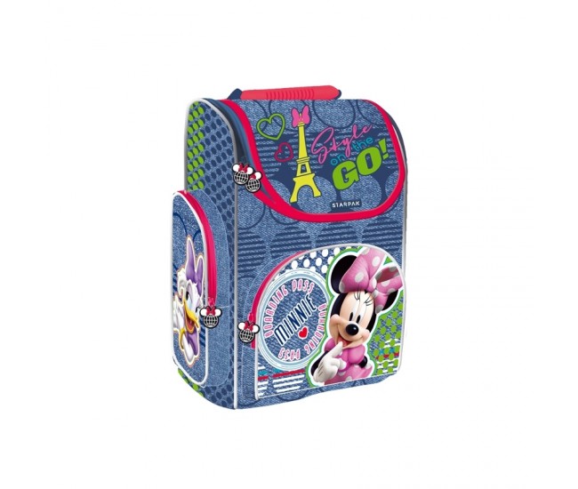 Ghiozdan - carcasa tare MINNIE. 37x27x14,5cm - STARPAK