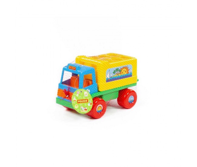 Camion educativ+forme, 26x16x17 cm, Cavallino