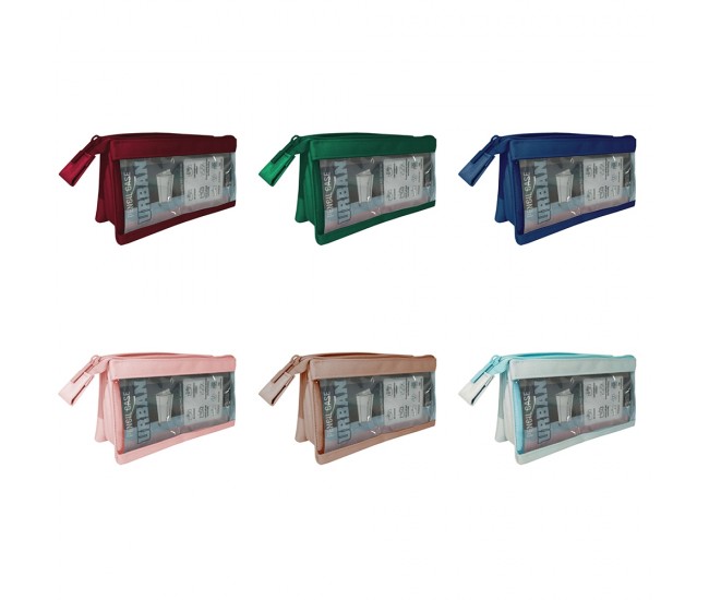 Penar borseta transparent, Urban, 20.5x8x11 cm - S-COOL