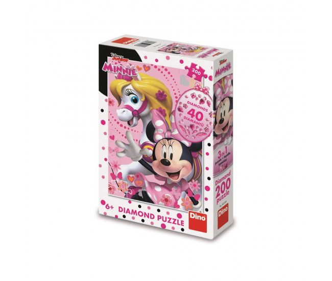 Puzzle Minnie Mouse, 200 piese - DINO TOYS