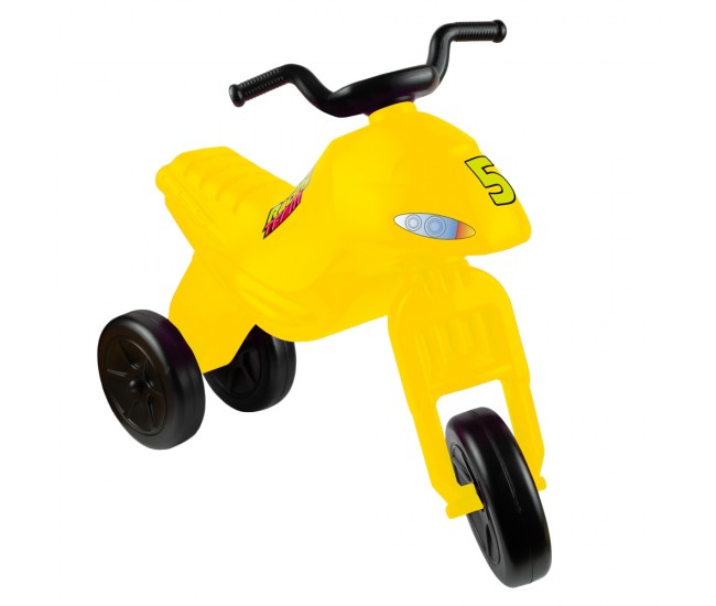 Motocicleta fara pedale, galbena - ROBENTOYS