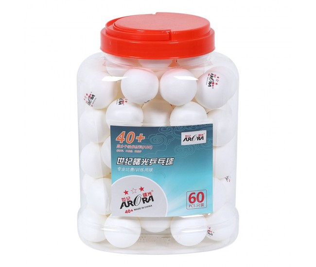 Minge ping-pong, Aurora, 60 buc/set