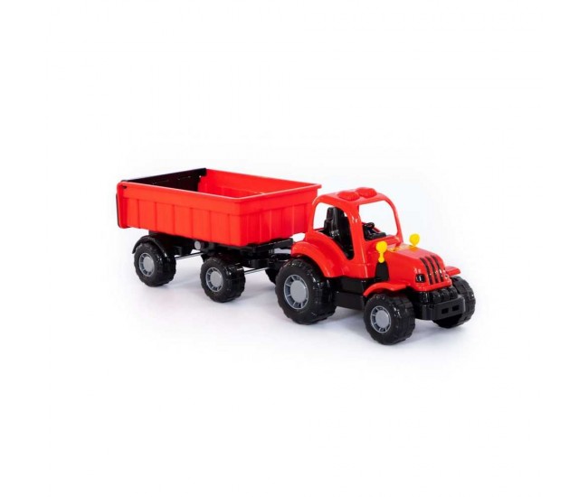 Tractor cu remorca - Hardy, 44x13x14 cm, Polesie