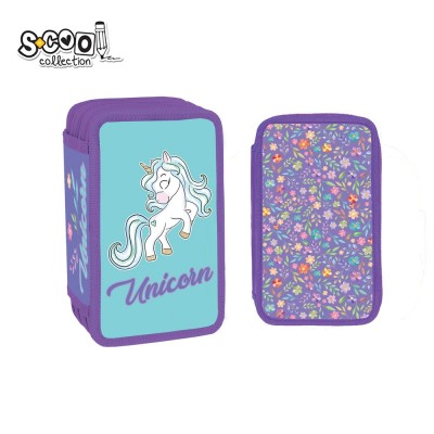 Penar echipat, 3 fermoare, 38 piese, UNICORN - YOLLO