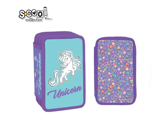 Penar echipat, 3 fermoare, 38 piese, UNICORN - YOLLO