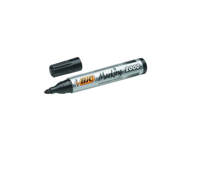 Marker permanent 2000 negru 12/cutie - BIC