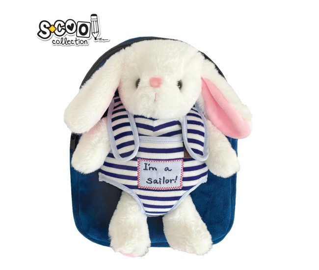 Ghiozdan gradinita BABY ANIMALS, RABBIT, 23x8x28 cm - S-COOL