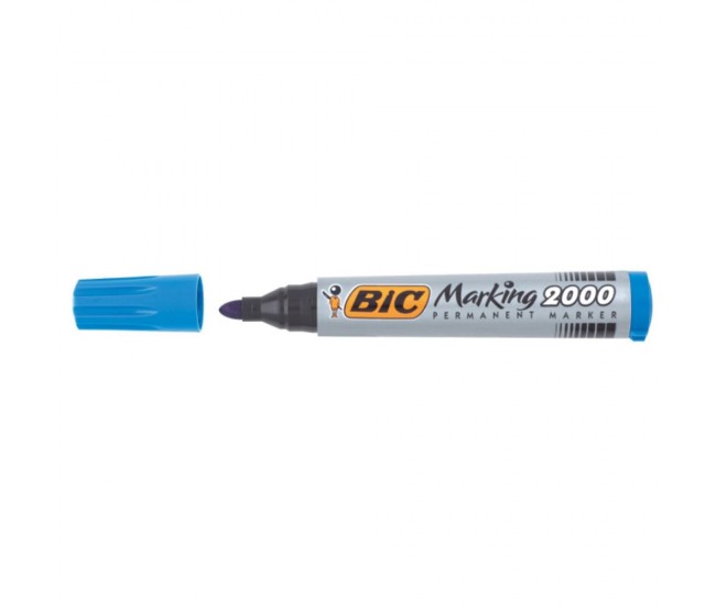 Marker permanent 2000 albastru 12/cutie - BIC