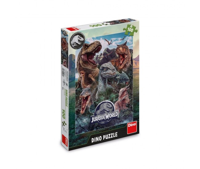 Puzzle Jurasic World, 500 piese - DINO TOYS