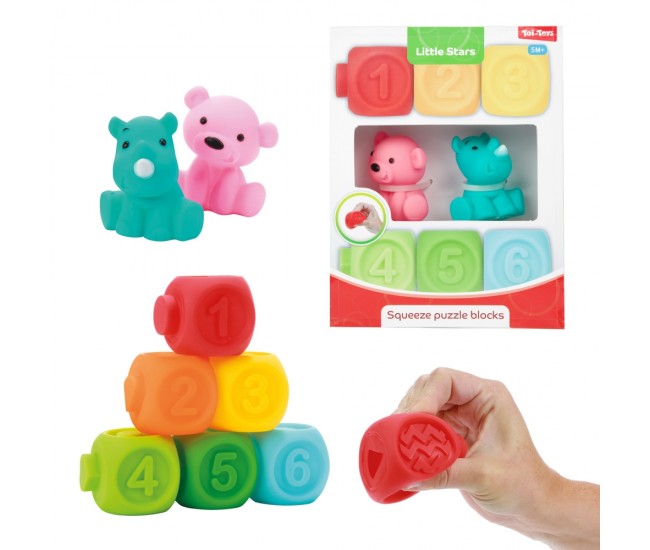 Little Stars, Cuburi senzoriale pentru bebelusi - Toi-Toys