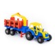 Tractor cu remorca lemne, 46,6x13,4x20 cm, Polesie