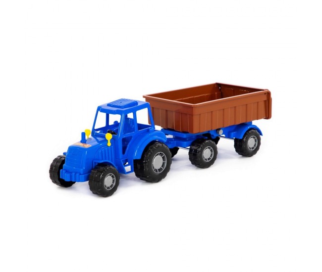 Tractor cu remorca, 44.7x13.4x13.5 cm, Polesie