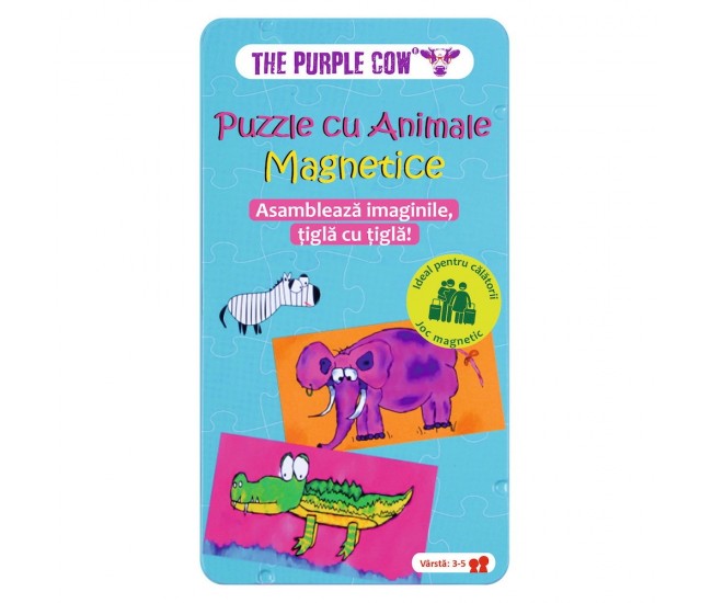 Joc magnetic - Puzzle cu Animale