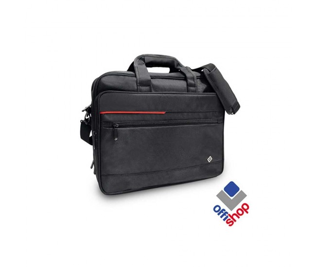 Geanta laptop, neagra, 40x14x30 cm - OFFISHOP