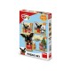 Puzzle 3 in 1, Bing si prietenii - DINO TOYS