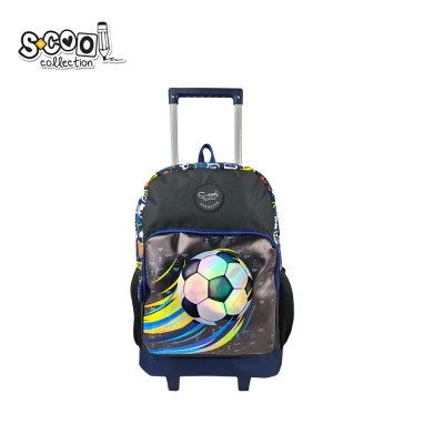 Ghiozdan trolley FOOTBALL, 45x32x16.5 cm - S-COOL