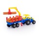 Tractor cu remorca + lemne - Altay, 61x17x25 cm, Polesie