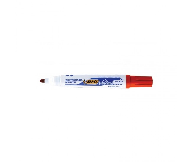 Marker ECO Velleda 1701 rosu 12/cutie - BIC